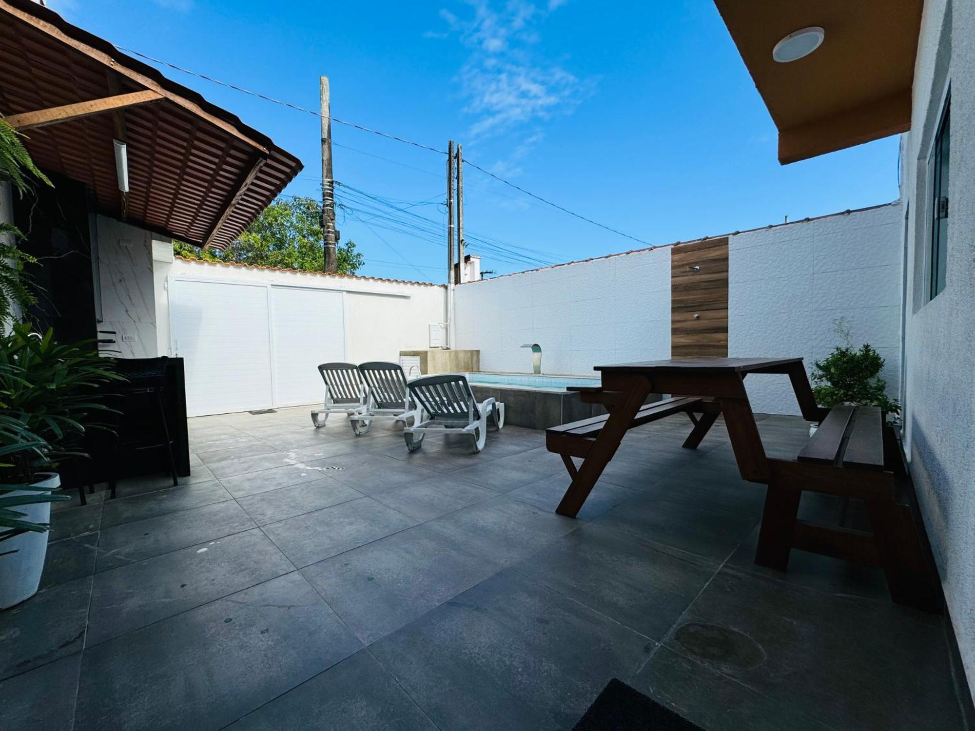 Villa Casa Compacta Com Piscina à Guarujá Extérieur photo